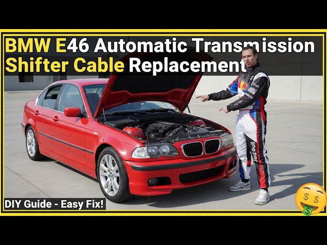 BMW E46 Automatic Transmission Shifter Cable Replacement Removal (1999-2006)