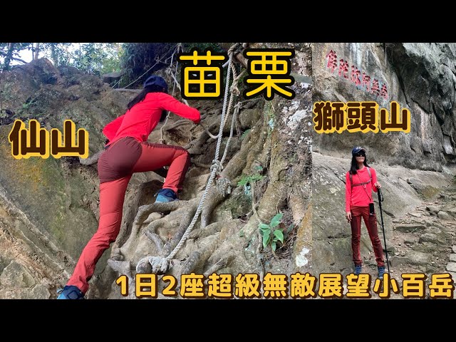 一日苗栗兩座展望超讚小百岳：仙山、獅頭山｜爬完仙山，來碗獅潭仙草牛奶冰正消暑｜揭秘南庄山上超夢幻餐廳：相遇森林屋｜獅山古道，過山門逛百年古廟