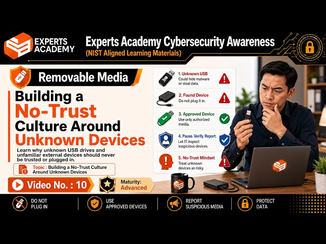 Removable Media: Building a No-Trust Culture Around Unknown Devices - Lesson 10