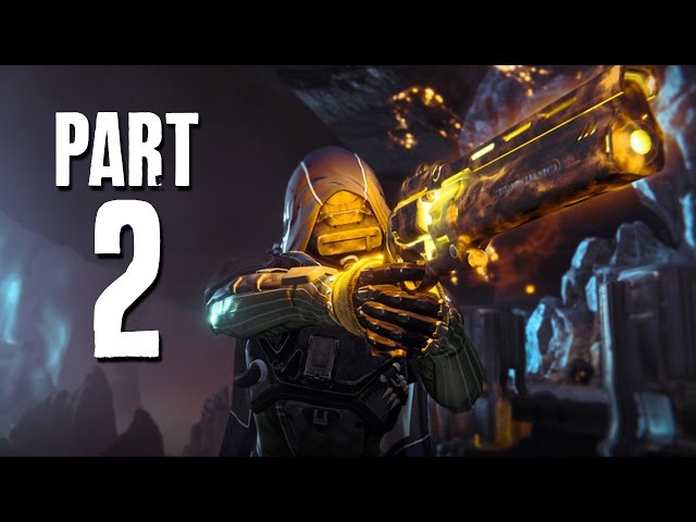 Destiny Walkthrough Part 2 - Level 2 & 3 GOLDEN GUN - Playthrough / Let's Play Gameplay PS4