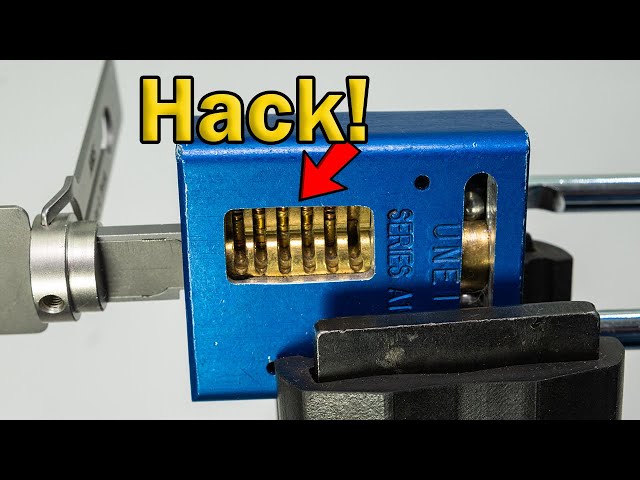 Close Up On A Cool Hack With The American Lock AM5 Lishi