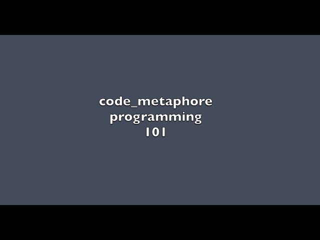 programming 101