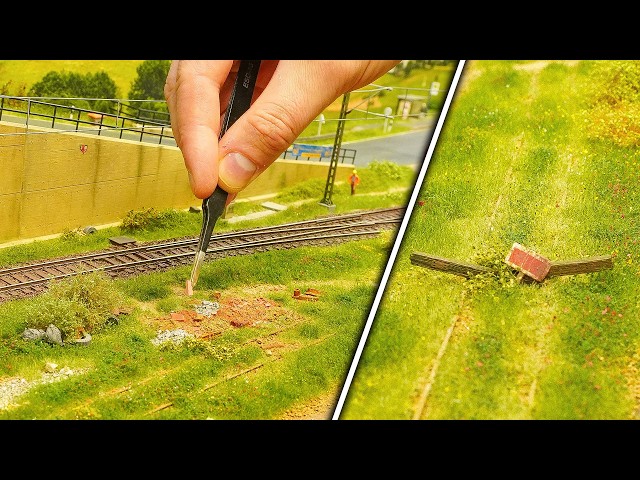 How to Build a REALISTIC Overgrown Railroad Siding 🛤️ | H0 Model Railroad Build #37