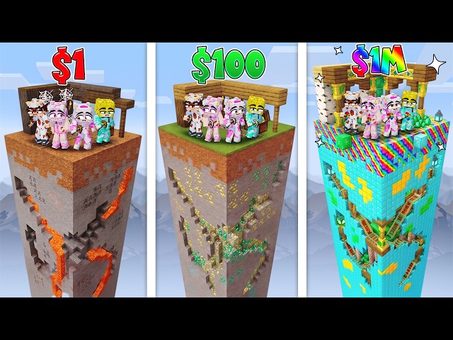 POOREST CHUNK vs RICHEST CHUNK BATTLE In MINECRAFT !?