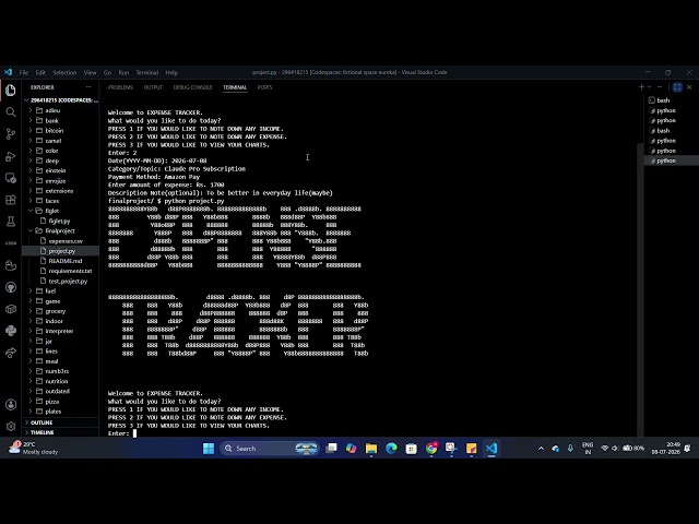 My final project for CS50P