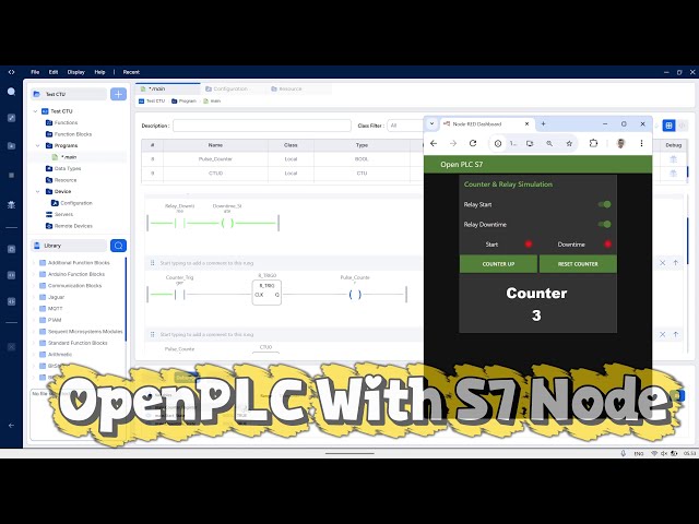 OpenPLC and Node-RED Integration Using S7 Protocol (Simulation & Debugging)