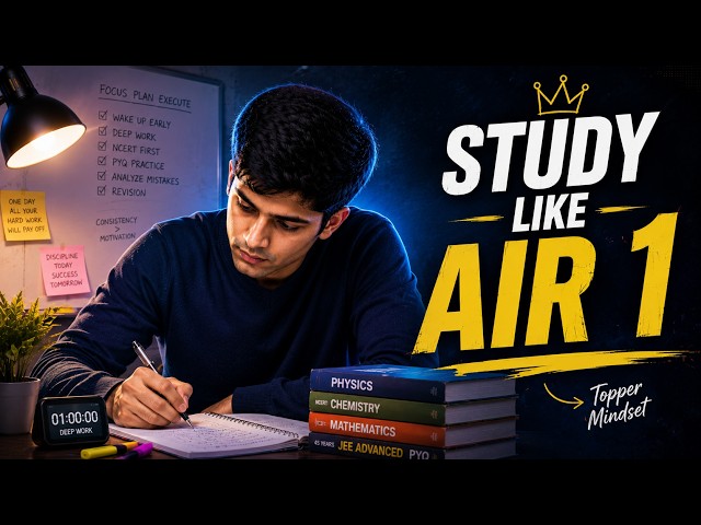 How to study a JEE chapter like an AIR 1? (by an AIR 1)