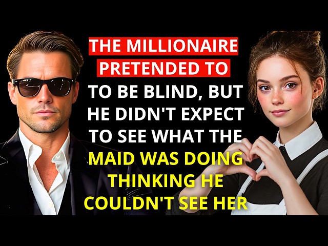 THE MAID SHOWED LOVE BELIEVING THE MILLIONAIRE COULDN’T SEE… AND HIS REACTION LEFT HER SPEECHLESS