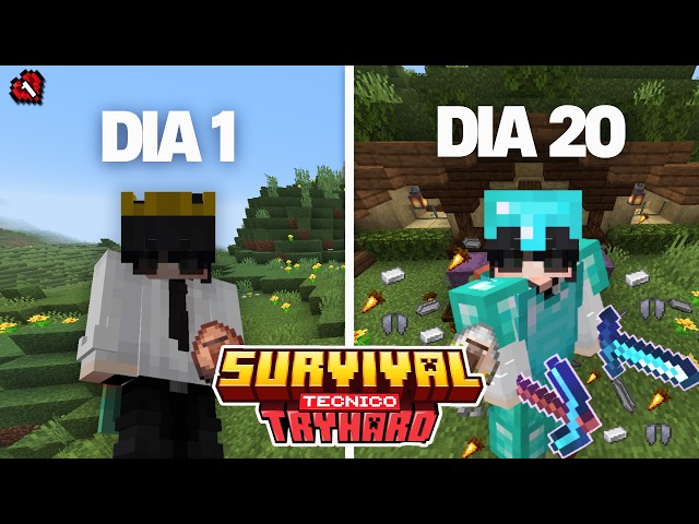 I STARTED a TRYHARD TECHNICAL SURVIVAL in MINECRAFT 26.2 #1