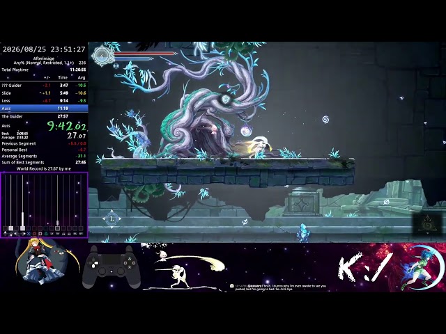 Afterimage restricted any% (normal) in 27:55 RTA