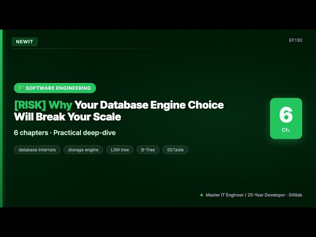 [RISK] Why Your Database Engine Choice Will Break Your Scale | #NEWIT