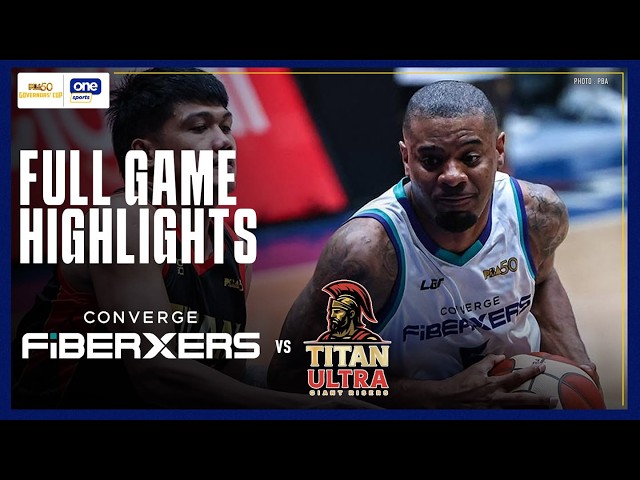 CONVERGE vs TITAN ULTRA | FULL GAME HIGHLIGHTS | PBA SEASON 50 GOVERNORS' CUP | JULY 12, 2026