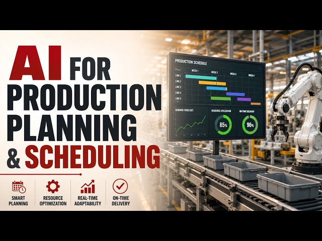 AI for Production Planning & Scheduling | Optimizing Manufacturing with Intelligent Planning| Uplatz