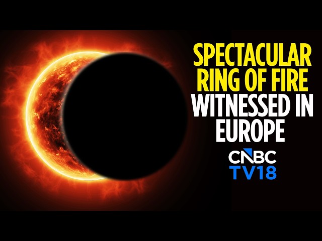 WATCH THE MOMENT: Solar Eclipse Turns Sun Into a Ring of Fire | Total Solar Eclipse 2026 | N18G