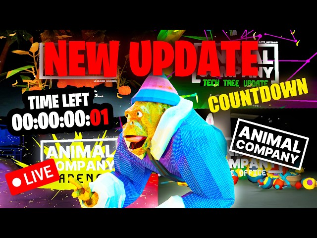 🎉 ☢️ ANIMAL COMPANY COUNTDOWN LIVE ☢️ NEW UPDATE! ☢️ 24/7 Waiting Zone ☢️🎉