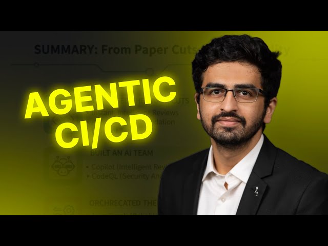 Agentic CI/CD: from Pull Request to Production without the Paper Cuts