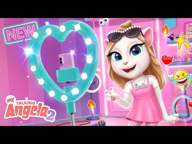 My Talking Angela 2: New Update – Studio Influencer Show Gameplay Android ios 