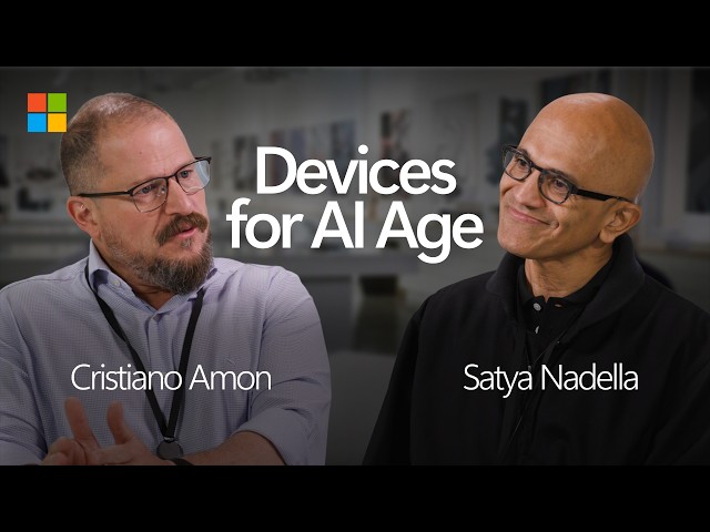 Qualcomm CEO on the future of agents and devices | Satya Nadella at Microsoft Build 2026