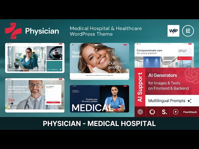 Physician Theme Review: Medical Hospital WordPress Setup
