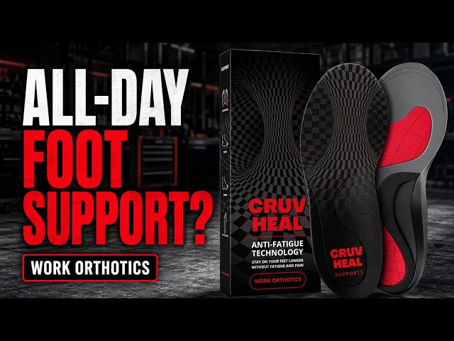 CRUVHEAL Work Boot Insoles Review | All-Day Foot Support?