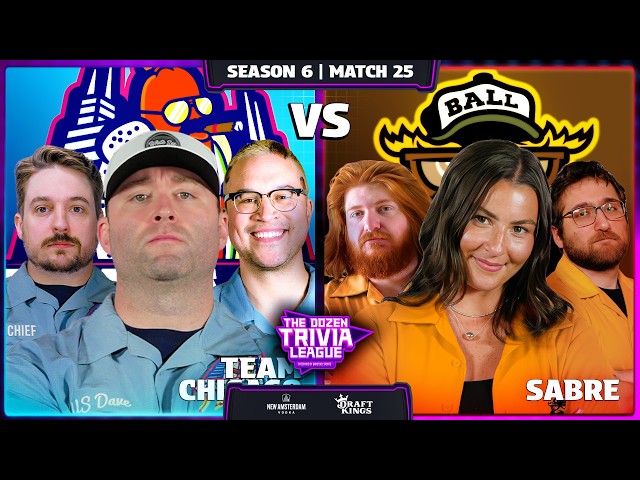 Chicago vs. Sabre | Season 6, Match 25 - The Dozen Trivia League