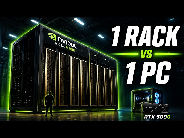 NVIDIA Vera Rubin vs The World’s Most Powerful PC (Scale Explained)