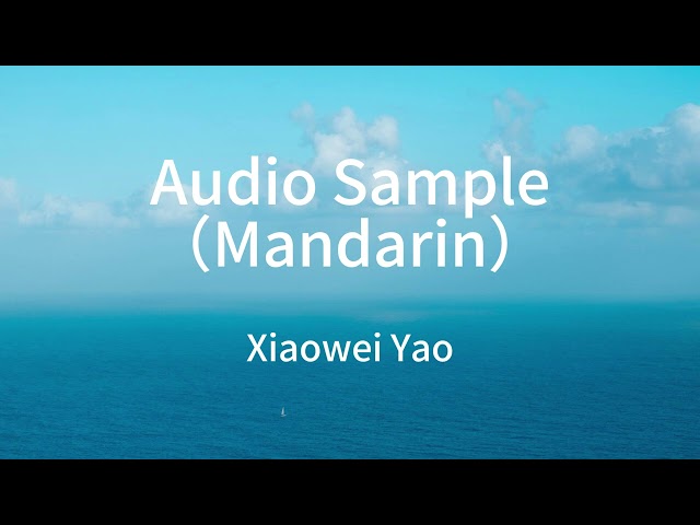Audio Sample Mandarin