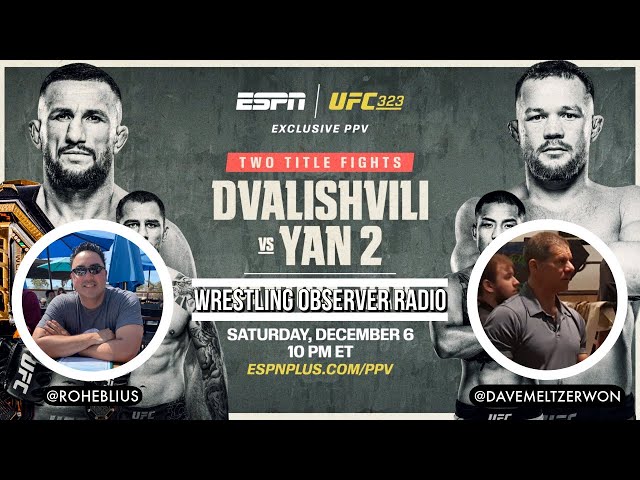 UFC 323, NXT Deadline, Collision C2 matches | Wrestling Observer Radio