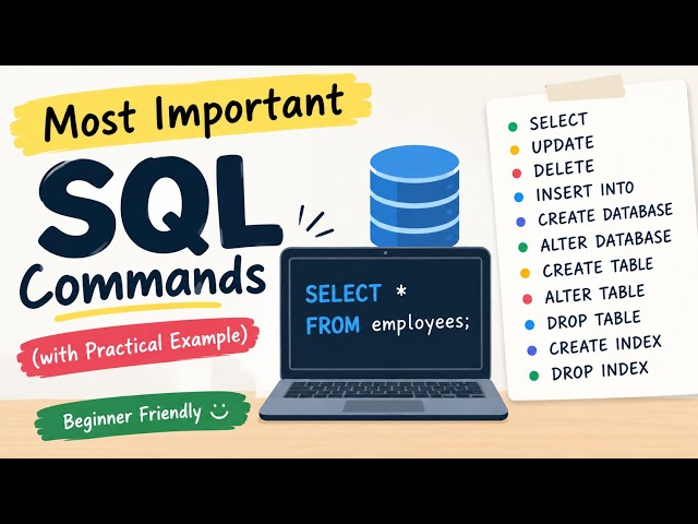 SQL Commands for Beginners | Learn SQL with Practical Examples