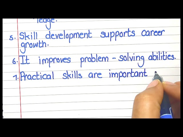 Importance Of Skill Development In English | Short and Easy 10 Lines On Skill Development ABMClass