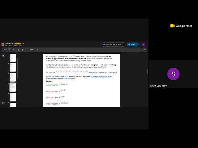 PDSA Live coding Session -Week 5 and Week 6
