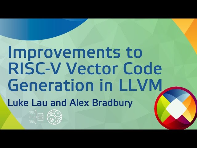 Improvements to RISC-V Vector code generation in LLVM