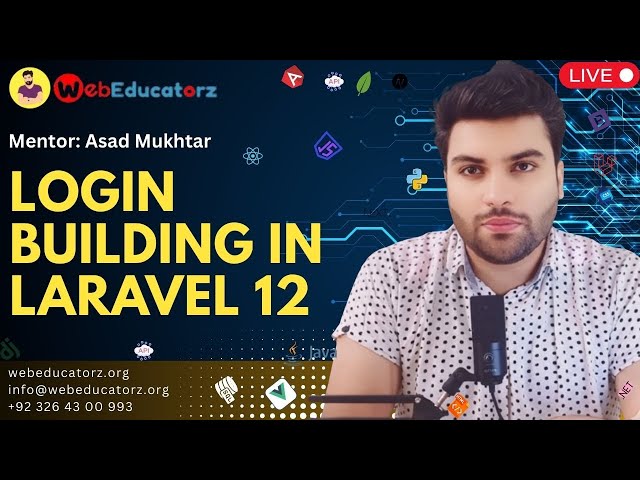 Logic Building In Laravel 12 - FSWD # 37 - Asad Mukhtar