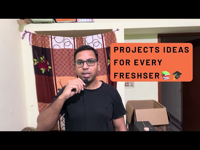 Project ideas💡for every fresher| 2026 | B.tech MCA BCA