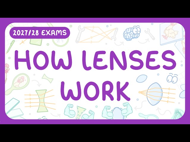 GCSE Physics - How Lenses Work - Convex & Concave Lenses | Real & Virtual Images (2027/28 exams)