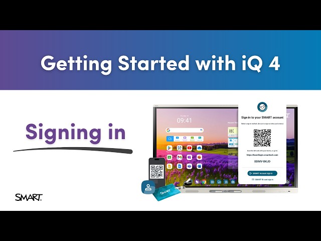 Getting Started: Signing in with iQ 4