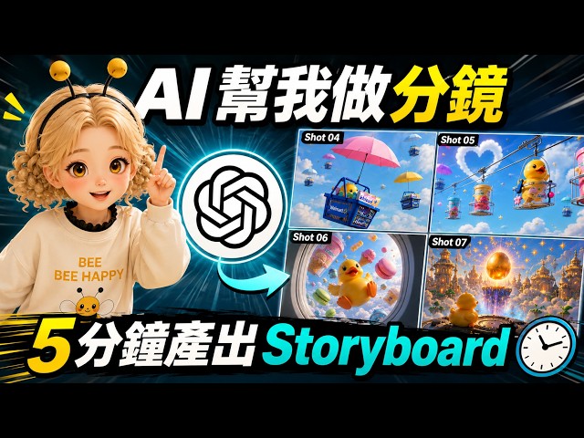 AI 動畫怎麼做？ChatGPT 5 分鐘產出完整分鏡
