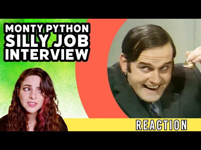 MONTY PYTHON - Silly Job Interview - REACTION!