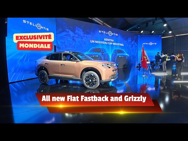 Fiat 𝐆𝐑𝐈𝐙𝐙𝐋𝐘 & 𝐅𝐀𝐒𝐓𝐁𝐀𝐂𝐊: Exclusive presentation of the new "Made in Morocco"!