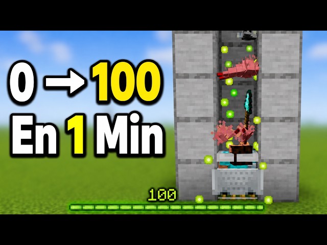La MEJOR GRANJA de EXPERIENCIA para Minecraft Bedrock +26.40