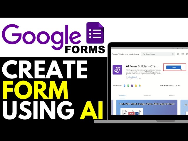 How to Create Google Form Using AI 2025 (EASY GUIDE)