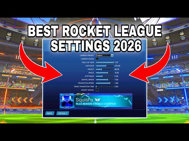 NEW BEST ROCKET LEAGUE SETTINGS IN 2026