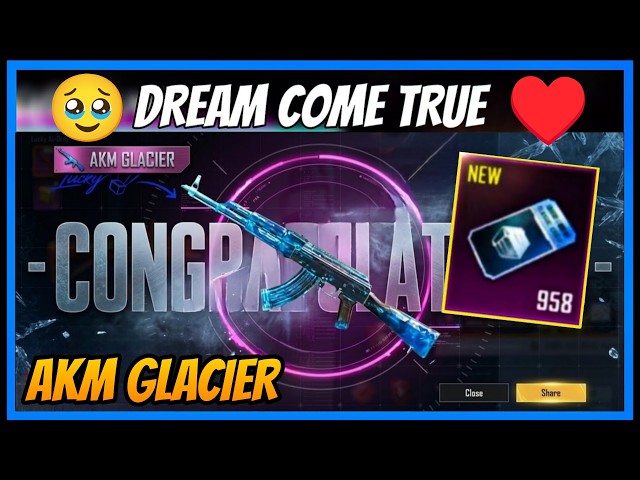 🔥1000+ COUPONS AKM GLACIER CLASSIC CRATE OPENING l GOT GLACIER AKM WITH THIS TRICK I CLASSIFIED YT