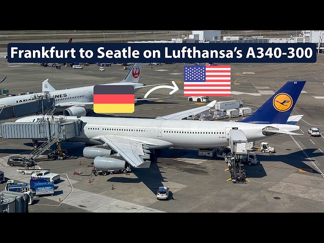 Lufthansa Airbus A340-300 Economy Trip Report | Frankfurt to Seattle