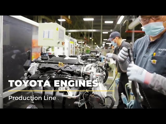 Toyota Engines Production Line | Toyota Motor Plant in US | How Toyota Engine is Made