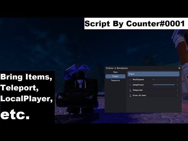 OP Roblox Is Unbreakable Script | Bring Items, Teleport, LocalPlayer, etc.