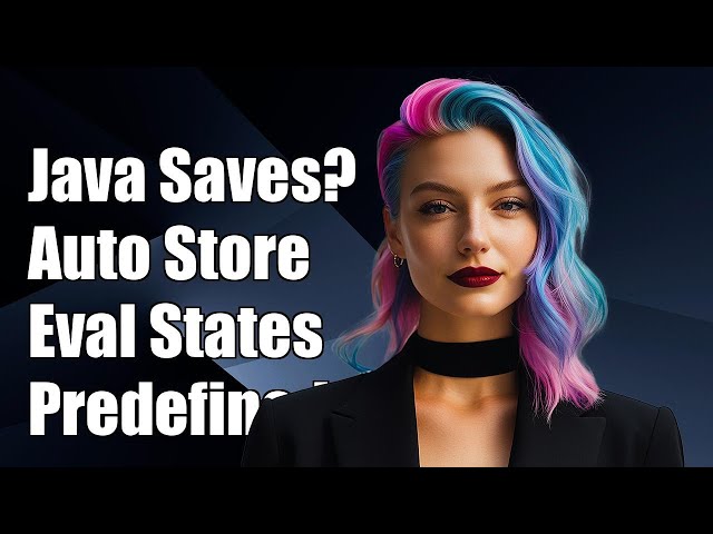 Does Java Automatically Save Evaluate Statements in Predefined Variables?