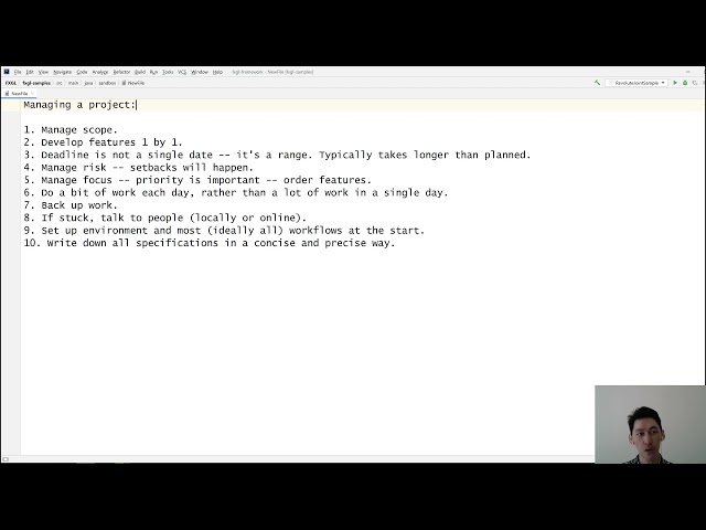 10 Tips to Manage a (Software) Project