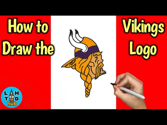 How to Draw the Minnesota Vikings Logo