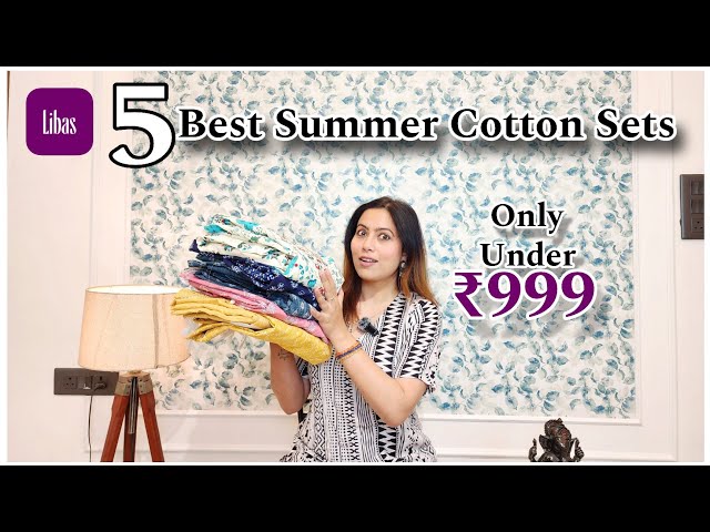 Libas Summer Kurta Sets Under ₹999 | Best Cotton Floral Suit Haul 2026
